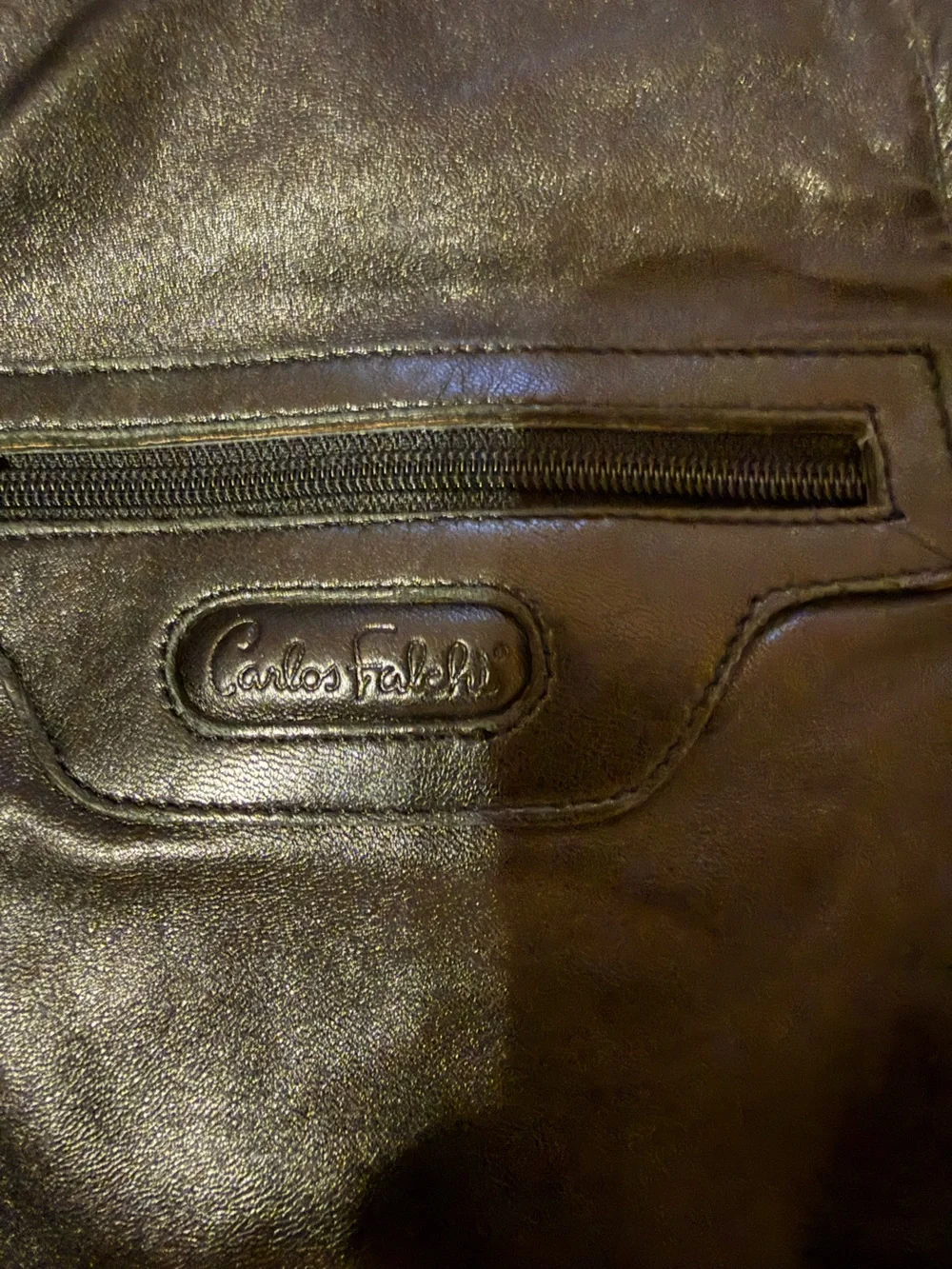 Woman’s Carlos Falchi Leather Bag